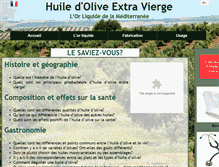Tablet Screenshot of huiledoliveextravierge.com